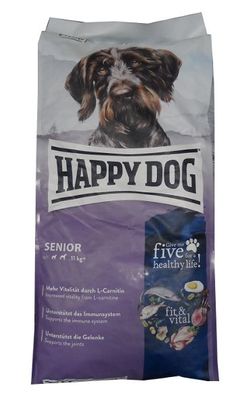 12kg Happy Dog Fit & Vital Senior Hundefutter
