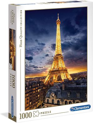 Clementoni Puzzle 39514 - Eiffelturm (1000 Teile) Puzzel Paris Eifeltower