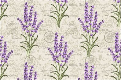 Muralo Selbstklebende Fototapeten XXL Lavendel Blumen 189
