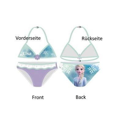 Disney Frozen Eiskönigin Kinder Bikini Elsa Swimwear Badeanzug 4 Jahre Türkis