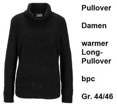 Pullover Damen warmer Long-Pullover bpc Gr. 44/46. Neu mit Etikett Marke: bpc Bonprix