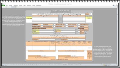 Elektrogeräte prüfen DGUV 3 Software jährliche Prüfung E-Check Messprotokoll Excel