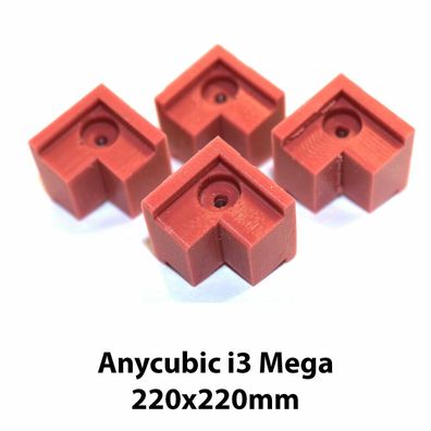 Silikonpuffer, Silikondämpfer für den Anycubic I3 Mega u. baugl. 3D-Drucker