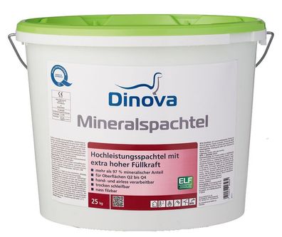 Dinova Mineralspachtel 25 kg weiß