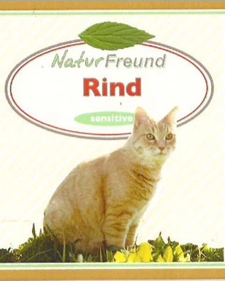 NaturFreund cat Sensitive Rind 400g