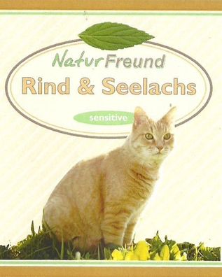 NaturFreund cat Sensitive Rind & Seelachs 6 x 400g