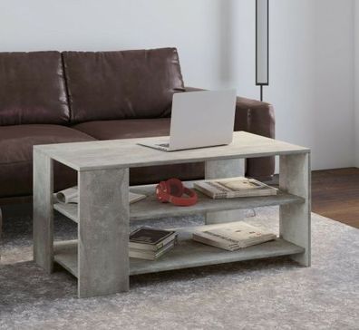 Couchtisch Beistelltisch Wohnzimmertisch Sofatisch 100 x 50 - Beton Optik