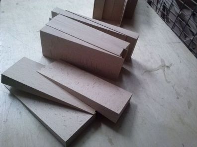 20 Hartholzkeile 92x42x27 mm 