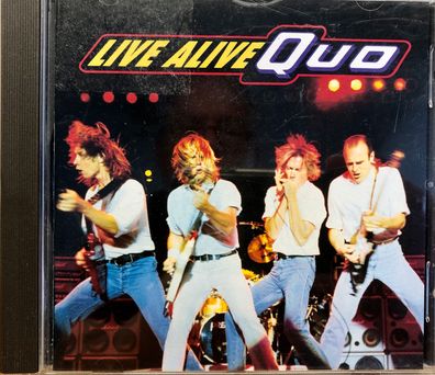 Quo live alive (Status Quo) CD live 1990 Sutton Park, Birmingham und Wembley