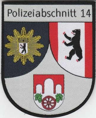 Klettabzeichen Polizei Berlin - Polizeiabschnitt 14
