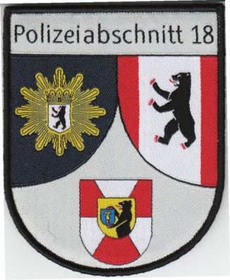 Klettabzeichen Polizei Berlin - Polizeiabschnitt 18