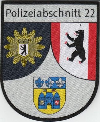 Klettabzeichen Polizei Berlin - Polizeiabschnitt 22