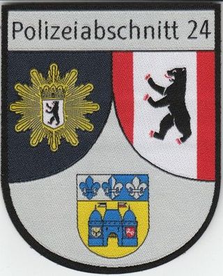 Klettabzeichen Polizei Berlin - Polizeiabschnitt 24