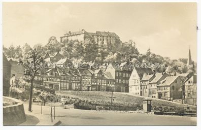 Blankenburg im Harz - Blick zum Schloss - Altes Foto 1950er
