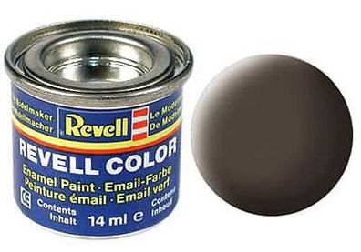 Revell EMAIL Color Farbe 14 ml, 32184 lederbraun, matt RAL 8027
