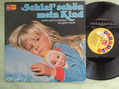 LP Paradiso Schlaf schön mein Kind Lieder Geschichten zur guten Nacht Gerd von Haßler