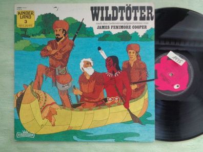 LP Intercord Kinderland Wildtöter James Fenimore Cooper Lederstrumpf Kurt Vethake