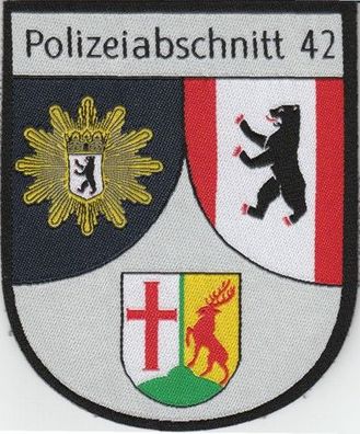 Klettabzeichen Polizei Berlin - Polizeiabschnitt 42
