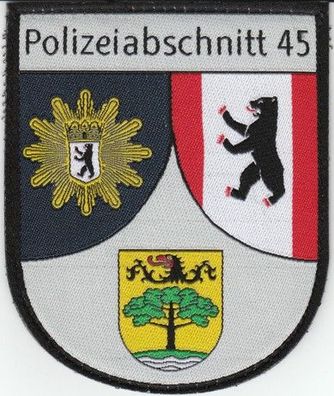 Klettabzeichen Polizei Berlin - Polizeiabschnitt 45