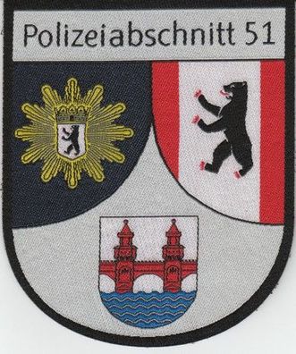 Klettabzeichen Polizei Berlin - Polizeiabschnitt 51