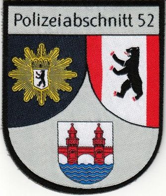 Klettabzeichen Polizei Berlin - Polizeiabschnitt 52