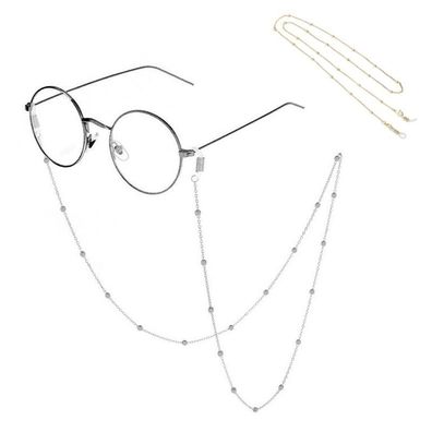 Mode Frauen Brillen Ketten Sonnenbrillen Halskette Perlen Brillen Kordelhalter