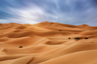 Muralo VLIES Fototapeten Tapeten XXL Wohnzimmer Abu-Dhabi Wüste 3D 3688