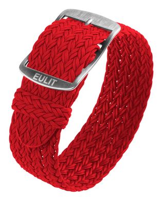 Eulit Atlantic Perlon Durchzugsband | Textil rot geflochten wasserfest