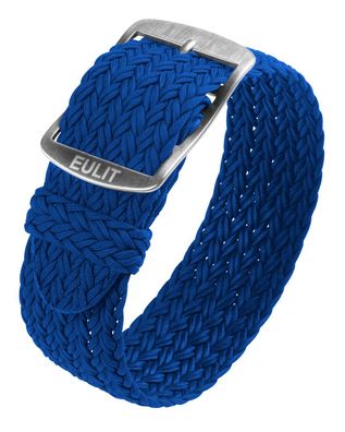 Eulit Atlantic Perlon Durchzugsband | Textil blau geflochten wasserfest