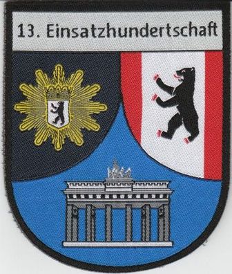 Klettabzeichen Polizei Berlin - 13. Einsatzhundertschaft