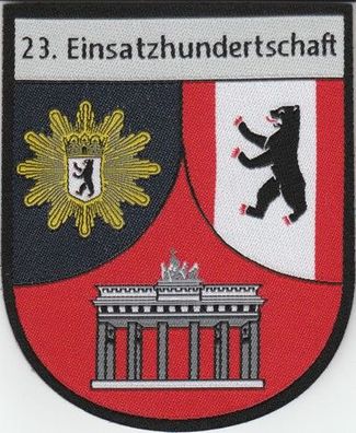 Klettabzeichen Polizei Berlin - 23. Einsatzhundertschaft