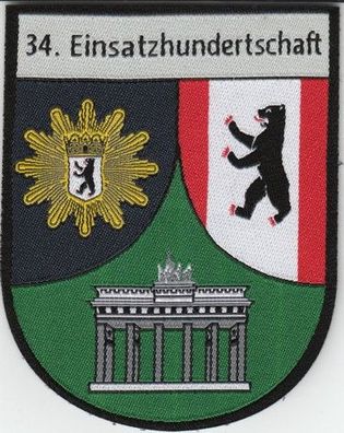 Klettabzeichen Polizei Berlin - 34. Einsatzhundertschaft