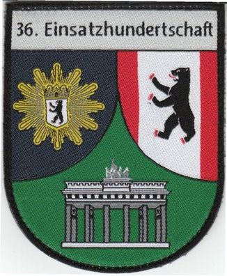 Klettabzeichen Polizei Berlin - 36. Einsatzhundertschaft