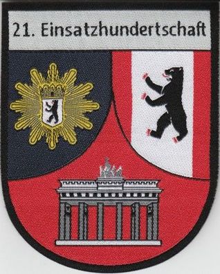 Klettabzeichen Polizei Berlin - 21. Einsatzhundertschaft