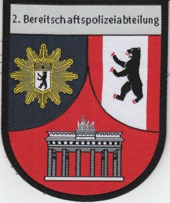 Klettabzeichen Polizei Berlin - 2. Bereitschaftspolizeiabteilung