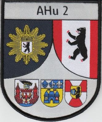Rheinland-Pfalz alte Uniform Polizei Ärmel Abzeichen schwarz Zustand sehr gut 