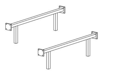 Verstärkungs Metallstangen für 160 oder 180 Bett