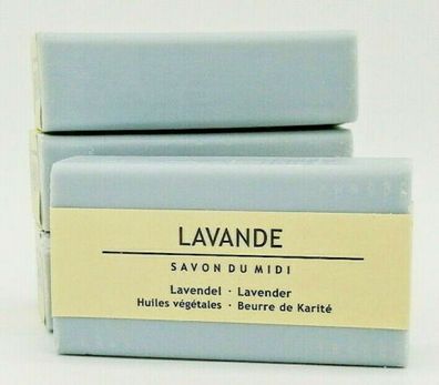 Savon du Midi Seife mit Karité-Butter Lavende (Lavendel) französische Naturseife 100g
