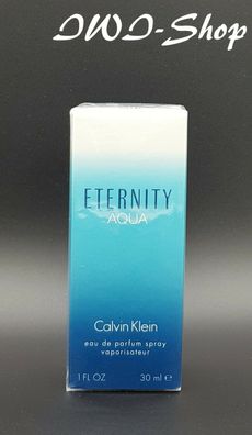 Calvin Klein CK Eternity Aqua Eau de Parfum Spray EDP 1.0oz 30 ml Neu OVP Rar