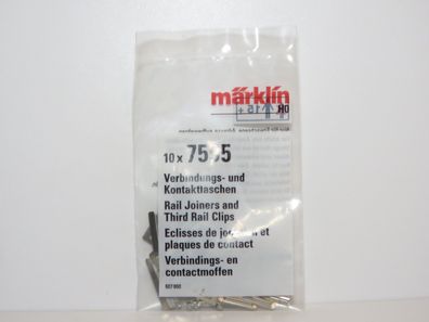 Märklin 7595 - Verbindunglaschen & Kontaktlaschen - Originalverpackung