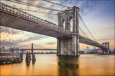 Muralo VLIES Fototapeten Tapeten XXL Brooklyn Bridge Brücke 243