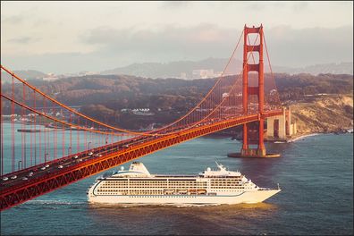 Muralo Selbstklebende Fototapeten XXL Golden Gate Brücke 244