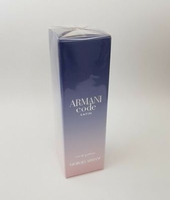 Giorgio Armani Code Satin Eau de Parfum 50 ml EdP NEU OVP