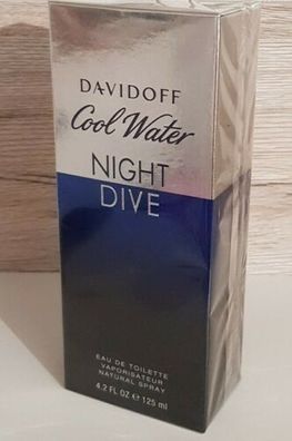 Davidoff Cool Water Night Dive Eau de Toilette Spray EDT 125 ml Neu