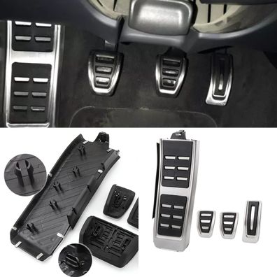 Pedale Set Edelstahl für Audi A4 B8 A5 8T A6 4G A7 4G Q3 U8 Q5 8R S line