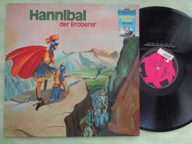 LP Intercord Abenteuerstunde Hannibal der Eroberer Rolf Ell Hörspiel Press 1978