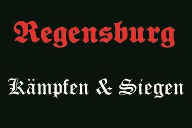 Fahne Flagge Regensburg Kämpfen & Siegen Premiumqualität