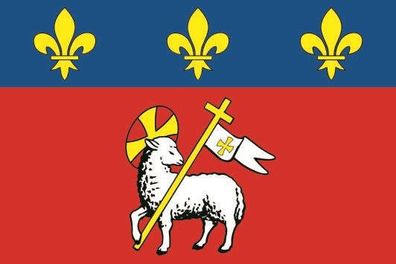 Fahne Flagge Rouen (Frankreich) Premiumqualität