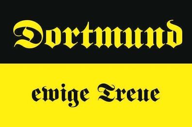 Fahne Flagge Dortmund ewige Treue Premiumqualität