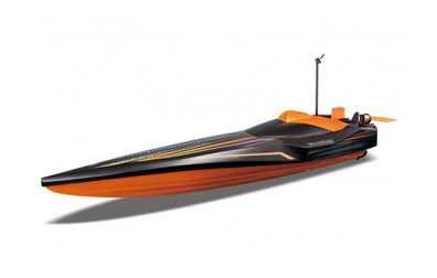Maisto Tech Ferngesteuertes Speedboat "Hydro Blaster" (schwarz/ orange) RTR Boot